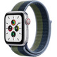 Apple Watch SE 2021 GPS/Cellular 40 mm Aluminium Box in Silver/Correa Blue/Green Sports Loop