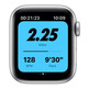 Apple Watch SE GPS/Cellular 40mm Silver Aluminum Case/Nike Sports Platinum Pure And Black Strap