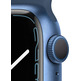 Apple Watch Series 7 GPS 41 mm Box Aluminum in Blue/Blue Sports Correa Abyss