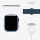 Apple Watch Series 7 GPS/Cellular 41 mm Aluminium Box in Blue/Blue Sports Correa Abyss