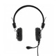 Headphones with Bluestork MC201 Black microphone