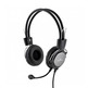 Headphones with Bluestork MC201 Black microphone