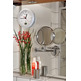 Bresser Mytime Bath RC White Clock