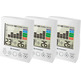 Bresser Set 3 Digital Higrometers with Anti-Moho Alert