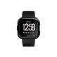 Fitbit versa smartwatch black aluminum/ black