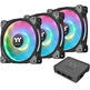 Kit 3 Fans Thermal Riing Duo 14cm RGB