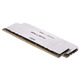 Ballistix 16GB (2x8) DDR4 2666 MHz White RAM (2x8) Memory