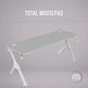 Table Mars Gaming MGD XL White 160x60 cm