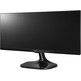 LG 25UM58-P 25 " UXGA Black Monitor