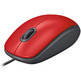 Logitech M110 Silent Mouse Red 1000 DPI Mouse