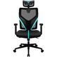 Thunder X3 Yama 1 Black/Cyan Ergonomic Chair