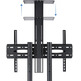 Floor support with Tooq FS1470M-B TV/Monitor 37 ''-70' ' wheels