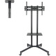 Floor support with Tooq FS1470M-B TV/Monitor 37 ''-70' ' wheels