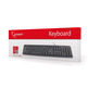 Black Usb Gembird Membrane Keyboard