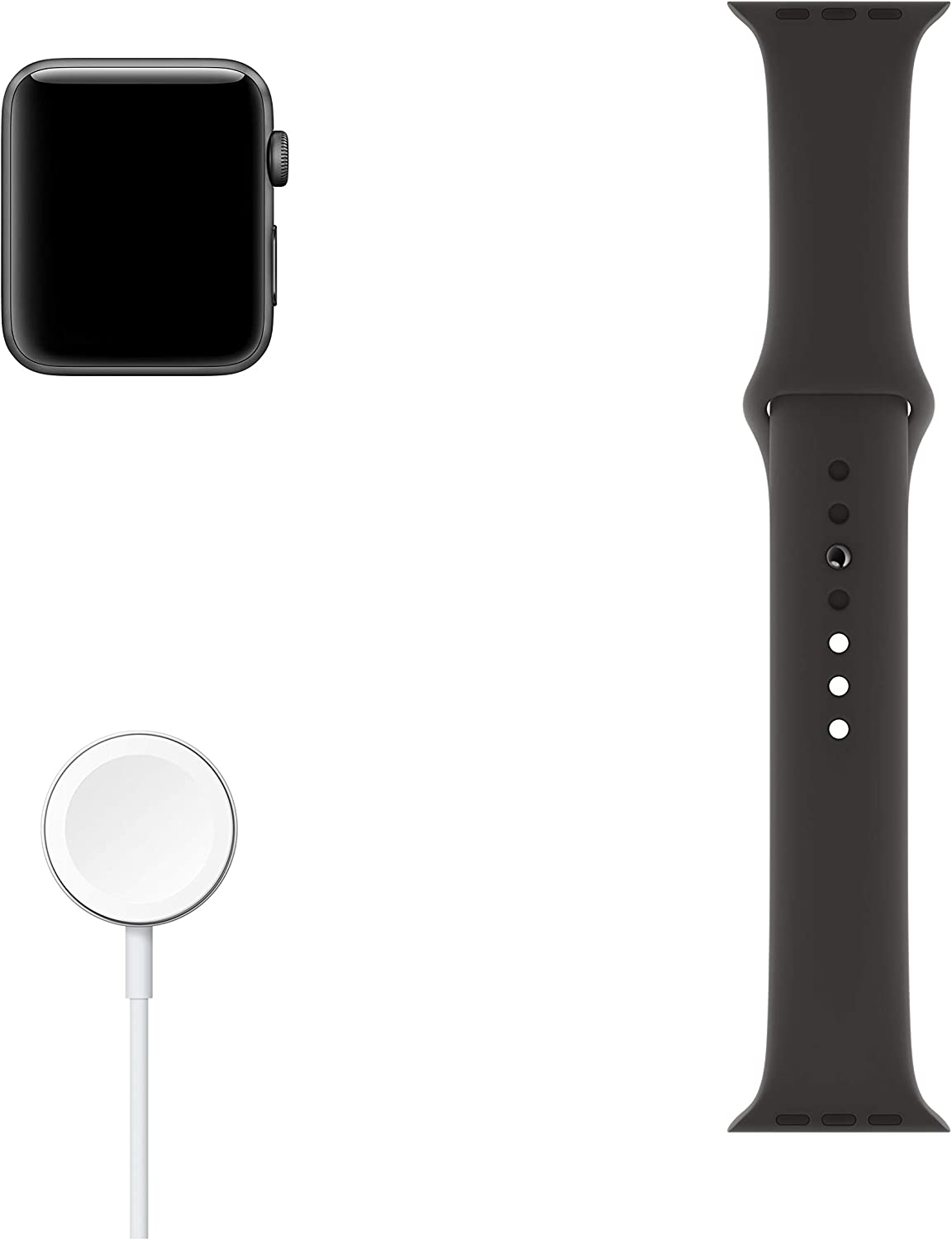 Apple Watch Series 3 GPS 42mm Caja Gris Esp Correa Negra