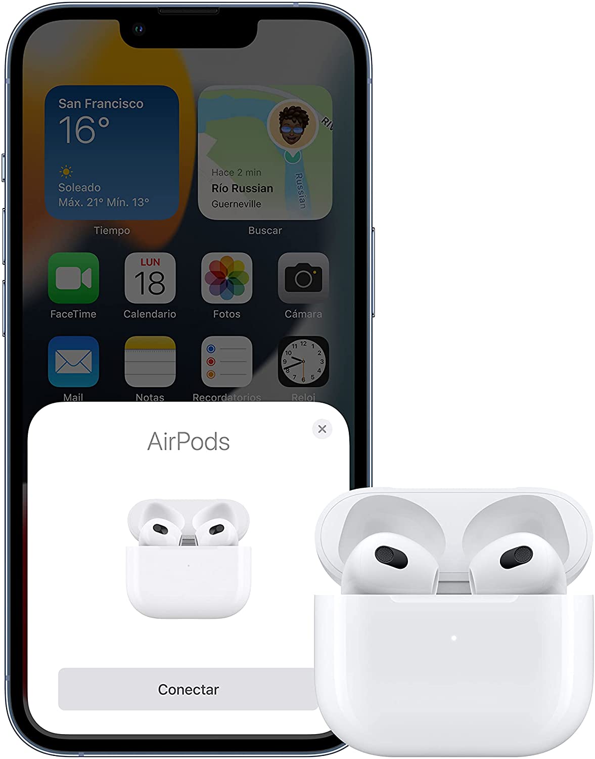 Apple Airpods 3rd Generation 2021 MME73TY A DiscoAzul