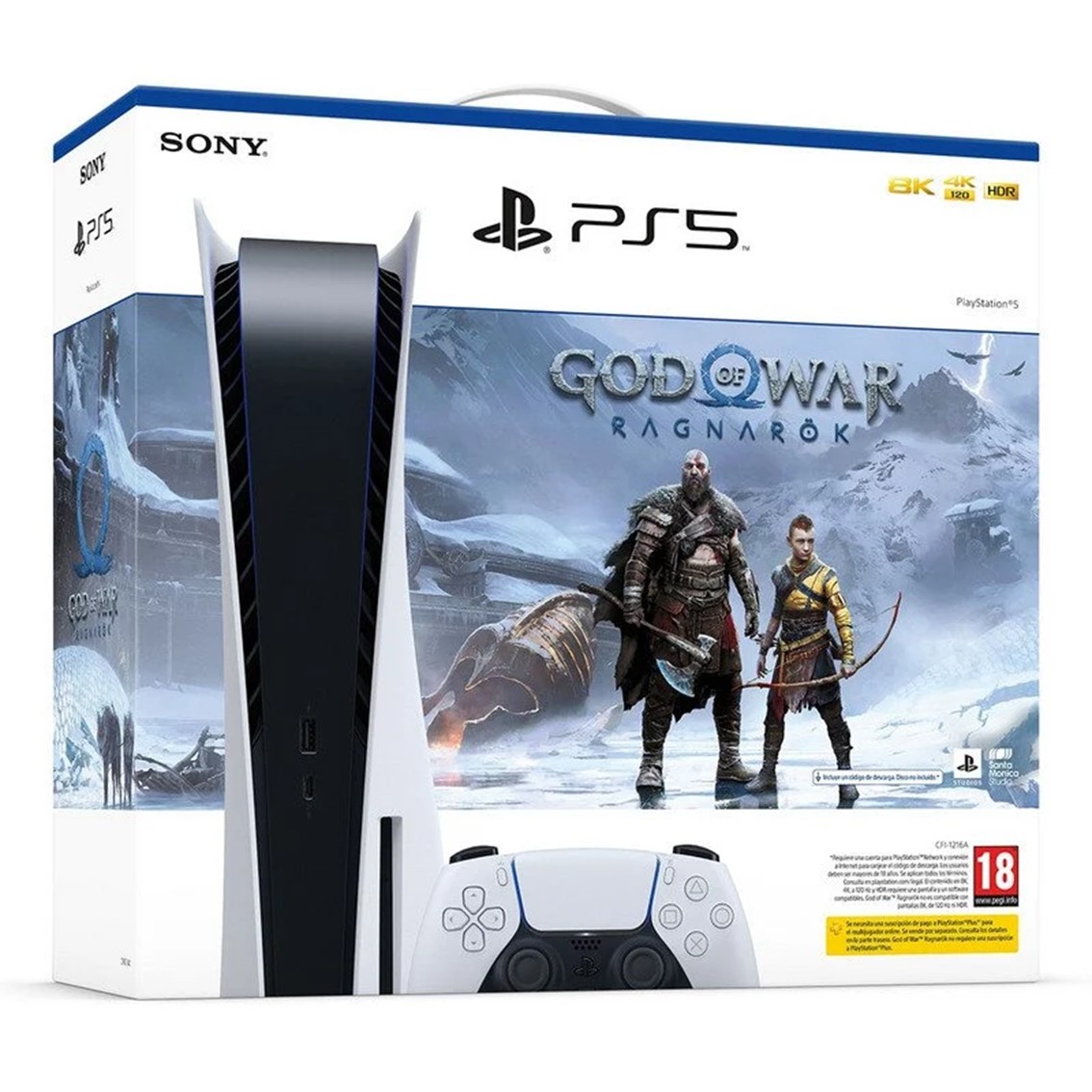PlayStation 4 1TB 2 Controles Sony - com God of War Ragnarok - Console PS4  - Magazine Luiza