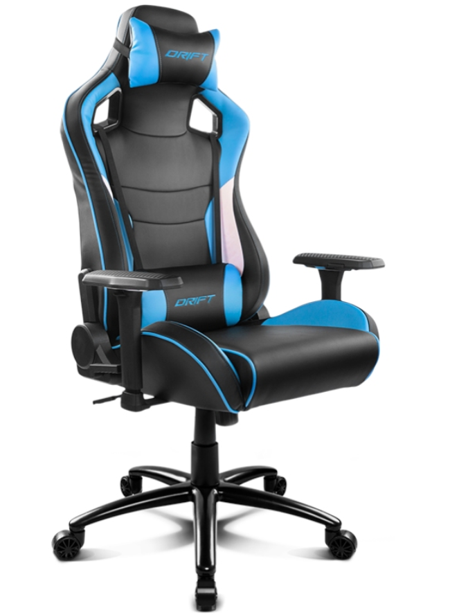 Drift Chair Gaming DR400 Black/ Blue - DiscoAzul.com