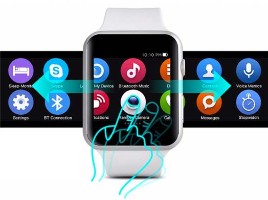 Smartwatch Bluetooth MTK2502C White DiscoAzul