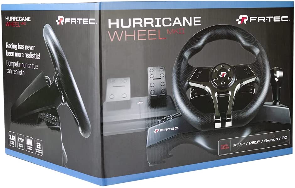 Volante Y Pedales Hurricane Mkii Fr-tec Para Playstation Ps3 Ps4